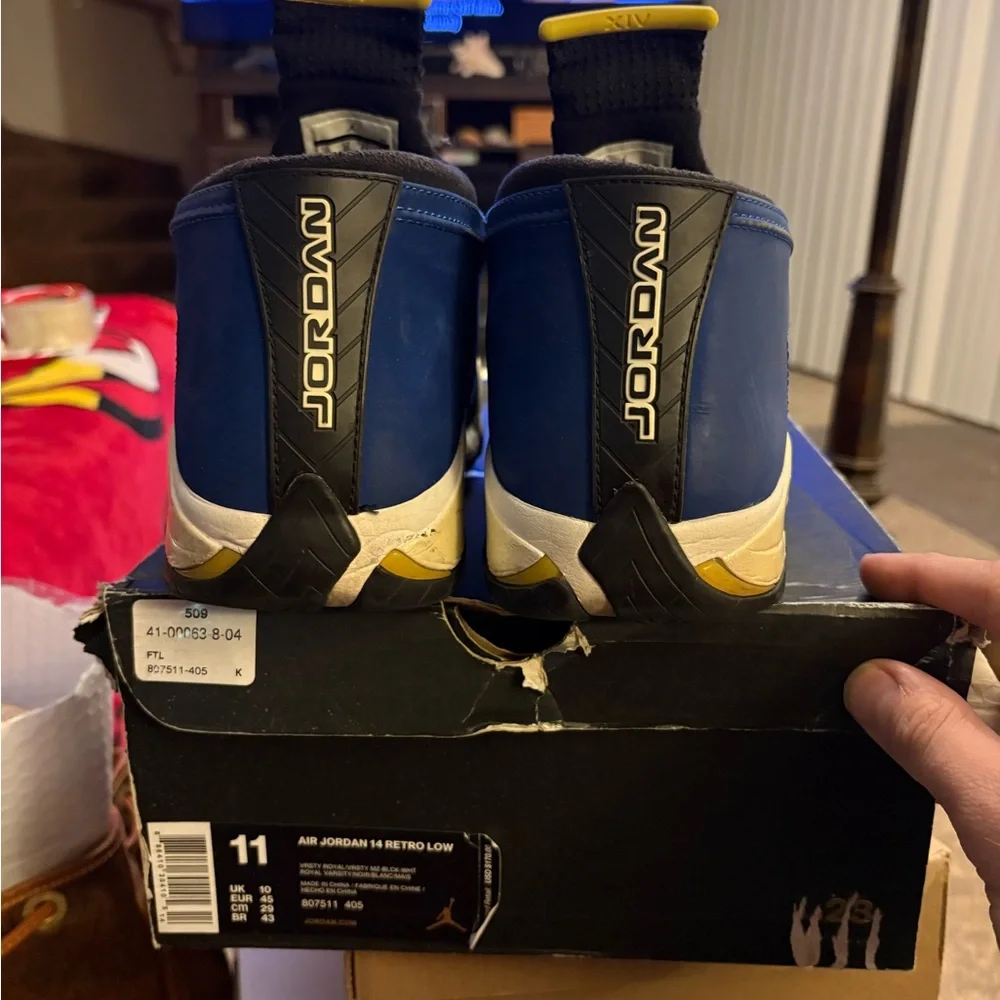 Air Jordan 14 Retro Low "Laney" (2015) - Size 11 - OG Box - Picture 6 of 10